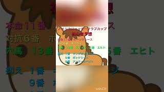 アメリカジョッキークラブカップ初心者予想