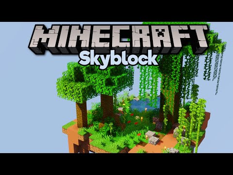 Building a Jungle Biome Floating Island! ▫ Minecraft 1.15 Skyblock (Tutorial Let's Play) [Part 26]
