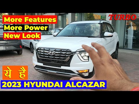2023 Hyundai Alcazar Platinum Turbo Manual ! New Powerful Petrol Engine ! New Look ! New Features 👍