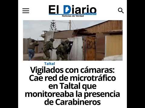 Desbaratan red de microtráfico en Taltal