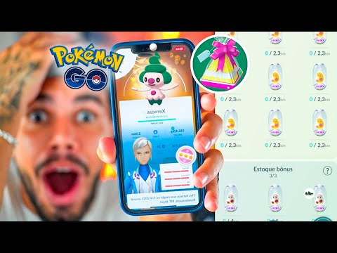 CAÇADA AO MINE.JR SHINY & PRIMEIRO 40 OVOS JA FORAM - POKEMON GO | Cris |