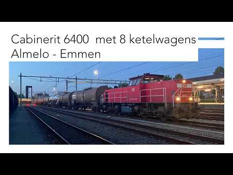 [4K] Cabinerit, in de vroege ochtend van Almelo naar Emmen