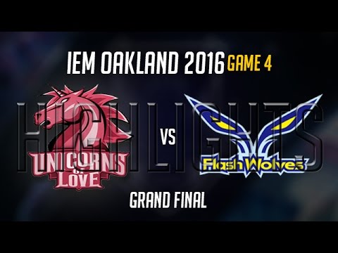 Unicorns of Love vs Flash Wolves Highlights Game 4, IEM Oakland 2016 Final, UOL vs FW G4