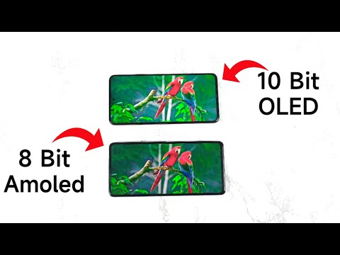 10 Bit OLED vs 8 Bit Amoled Display Comparison which is Best Can you Spot the difference