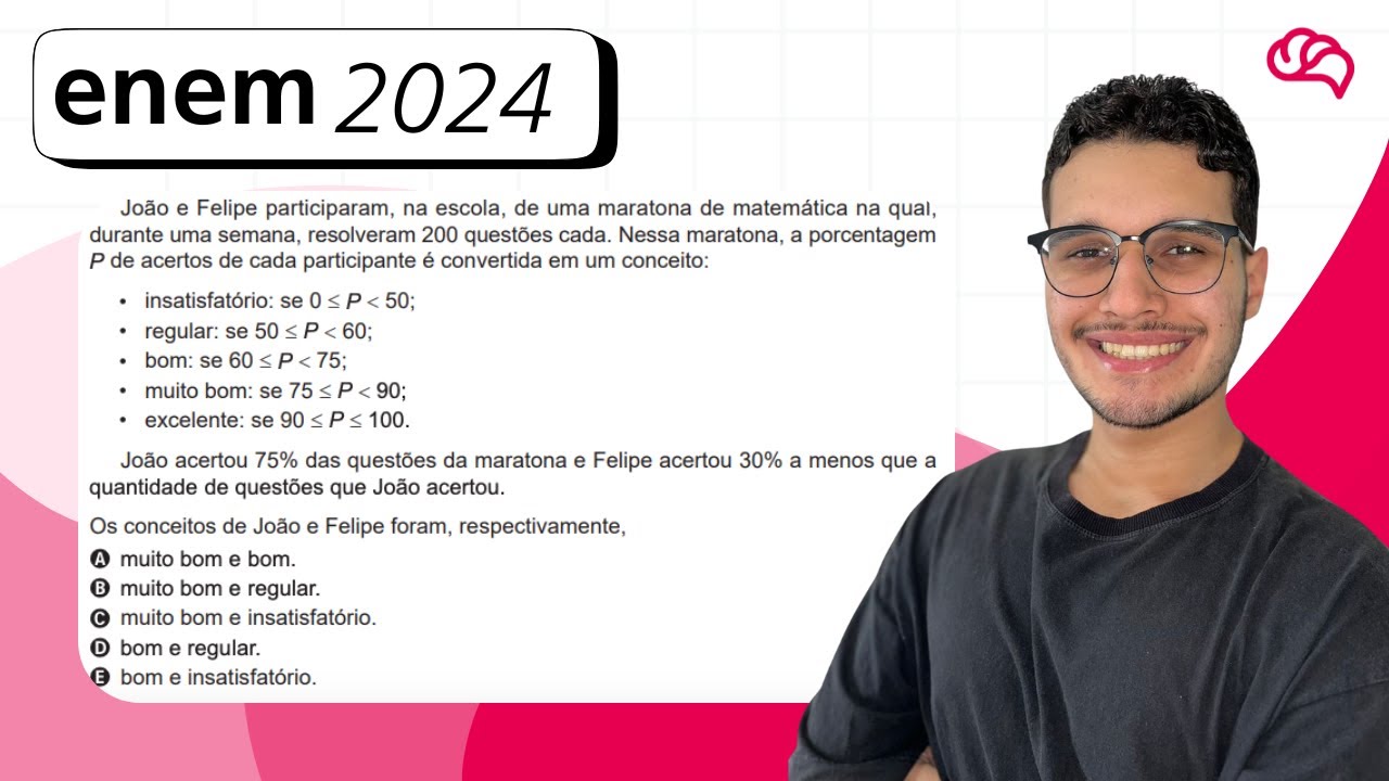 Resolução em Vídeo — Questão 140 ENEM 2024