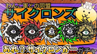 [新にゃんこ大戦争]あれ⁉サイクロンが…仲間に‼[スクラッチ]