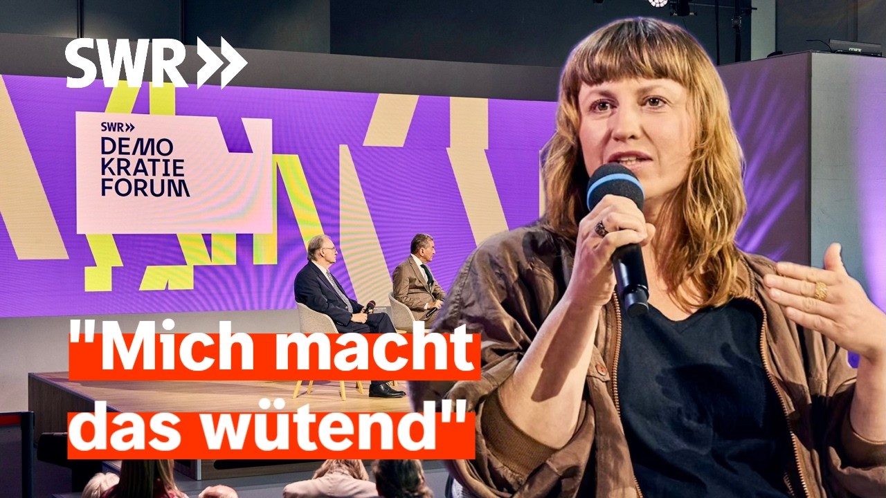 Enttäuschung, Wut, Extremismus – Verlieren wir den Glauben an die Demokratie? | SWR Demokratieforum