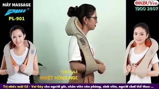 Video Máy massage xoa bóp dây ấn cổ vai gáy hồng ngoại PULI PL-901 - Giải pháp làm giảm đau mỏi cổ cho dân văn phòng