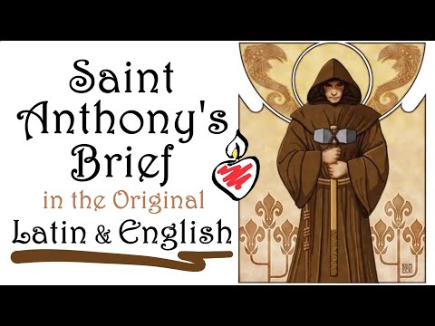 Powerful Gift from Heaven : St Anthony's Brief : Exorcism Prayer for use by All the Faithful vs evil