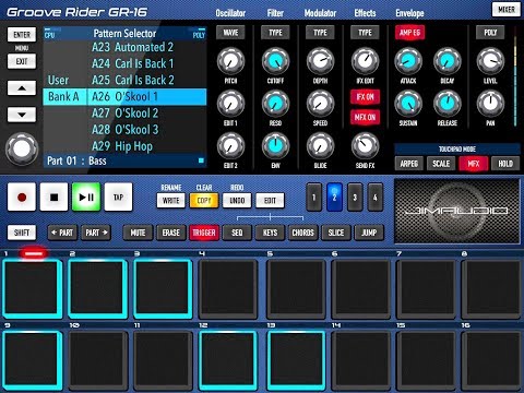 GROOVE RIDER GR-16 by Jim Audio - Setting Up and Getting Started for the iPad