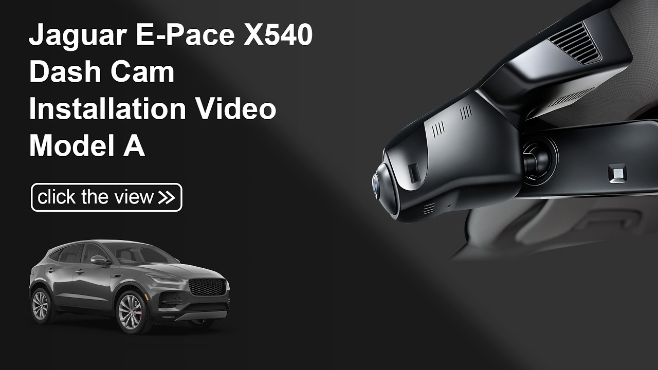  Mangoal Dash Cam Install Guide | Jaguar E-Pace X540 2018-2023 | Model A (011C)