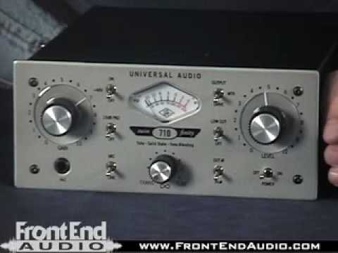 Universal Audio 710 Twin-Finity Microphone Preamp and DI @ FrontEndAudio.com
