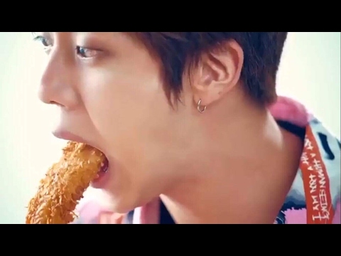 JIN Korean ASMR Crispy Fried Chicken Eating 🍗치킨이팅리얼사운드 BTS JIN