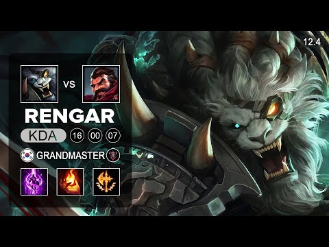 Rengar Top vs Graves - KR Grandmaster - Season 12 Patch 12.4