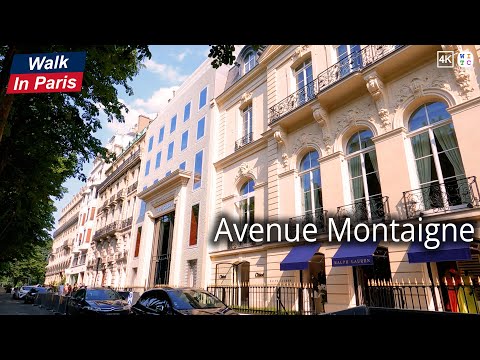 Avenue Montaigne (4K) | Paris Walking Tour