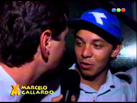 Korol con el Muñeco Gallardo en River vs. Newells - Videomatch 97