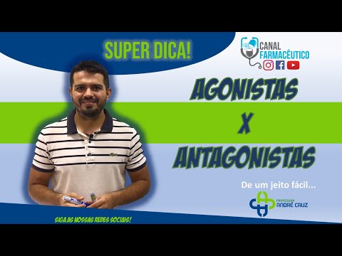 FARMACOLOGIA CLÍNICA: AGONISTAS E ANTAGONISTAS - COMO DIFERENCIÁ-LOS!