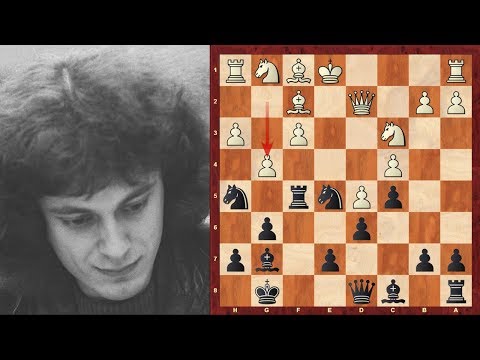 Dr John Nunn's Amazing Immortal Kings Indian Defence Game vs Beliavsky - 1985 - Brilliancy!