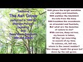 The Ash Grove for soprano, alto and guitar