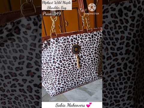 Animal Print bag/ Shoulder Bag 👜 #review #fashion #flipkart #bag #shorts #ytshorts #handbags #viral