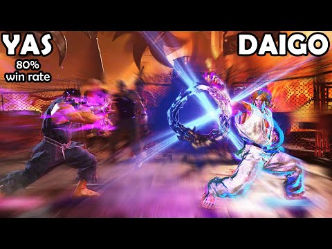 SF6 - DAIGO vs. YAS (80% Win Rate Ryu)