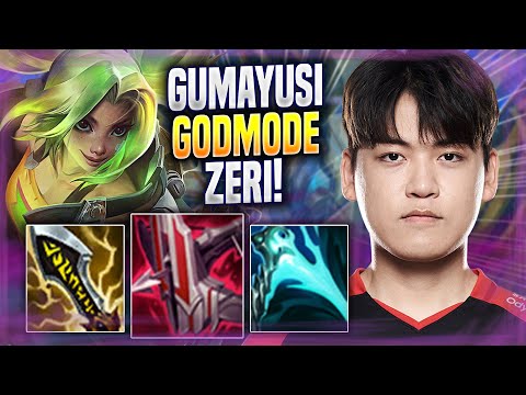 GUMAYUSI LITERALLY GOD MODE WITH ZERI! - T1 Gumayusi Plays Zeri ADC vs Jhin! | Season 2022