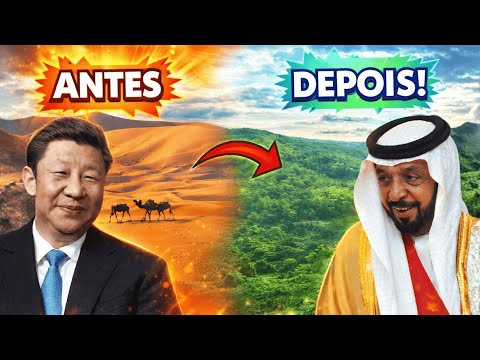 Como a China PLANTOU arroz no DESERTO deixando cientistas de DUBAI assustados