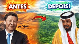 Como a China PLANTOU arroz no DESERTO deixando cientistas de DUBAI assustados