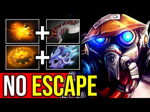 100% NO ESCAPE..!! One Hook Kill Aghanim Scepter Clockwerk by Goodwin 7.24 | Dota 2