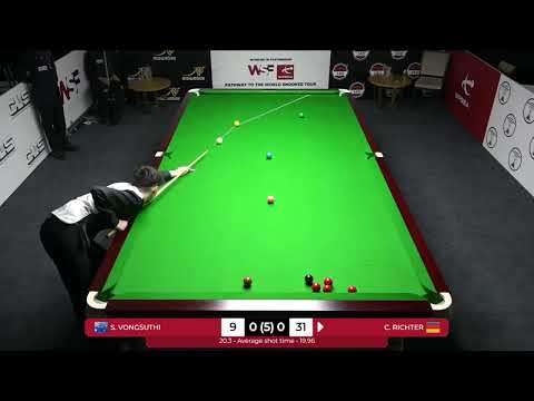 Singthong Vongsuthi vs Christian Richter, WSF 2023 - Cue Ball Path