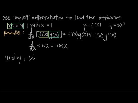 Implicit differentiation COMPLETELY EXPLAINED! (KristaKingMath)