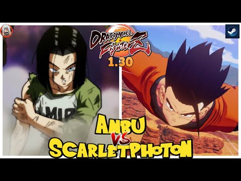 DBFZ anbu vs Scarlet Photon -  Amazing fights - Ver 1.30