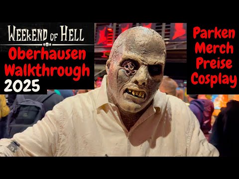WEEKEND OF HELL 2025 / Horror Con Germany / Oberhausen / Turbinen halle / Vlog / Walkthrough / Co...