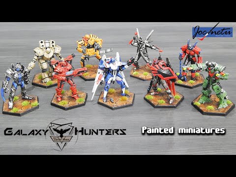 Galaxy Hunters painted miniatures