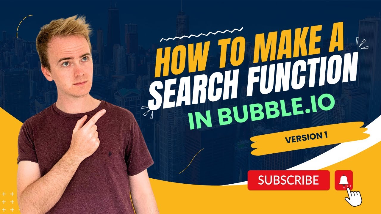 How To Make A Search Function In Bubble.io thumbnail