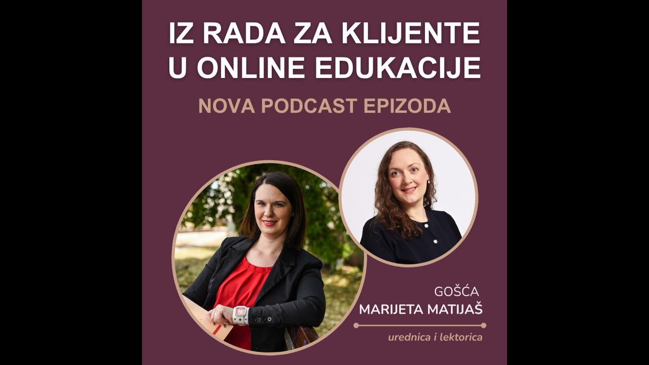 #18 Kako prijeći iz rada za klijente u online edukacije (i zašto je to logičan sljedeći korak) (g...