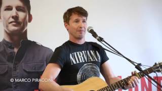 JAMES BLUNT: &quot;Bartender&quot; live in Milano - showcase at Mondadori Store