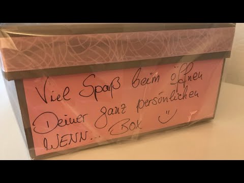 DIY: Bastelstunde Wenn- Box, 35 Ideen zum befüllen, Geschenkebox🎁, Geschenk Tipp / Deko Jana