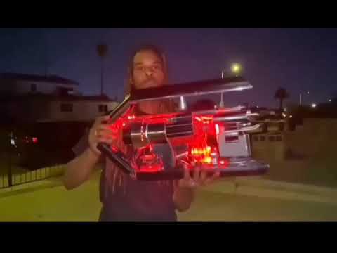 Man makes Plasma Cannon in his backyard! Shoots Plasma Ball #plasma #halo #homemade