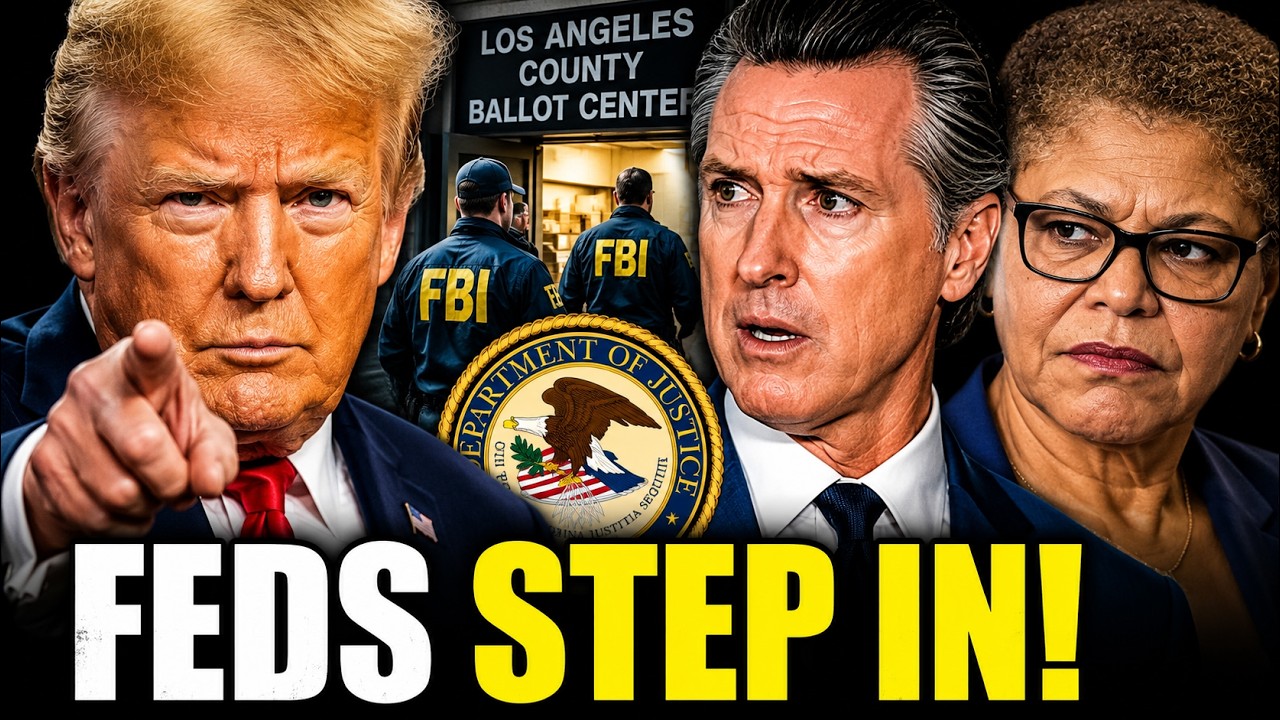 🚨California Voter Fraud Claims EXPLODE, Trump Sends Feds Into L.A. Ballot Center