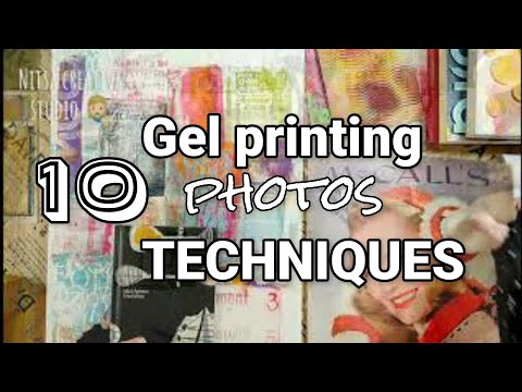 Gel printing ideas | 10 techniques to monoprint photos