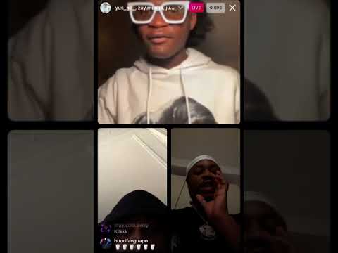 Yus gz & Blaccanse arguing with Zay munna while Crookyln spectates on ig live🤣🤣