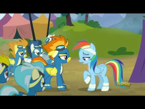 [CLIP]My Little Pony:FIM-season 6 Episode 7"Newbie Dash"(Wonderbolts And Rainbow)