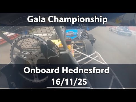 Onboard Brisca F2 991 - Gala Championship Meeting - Hednesford 16/11/25