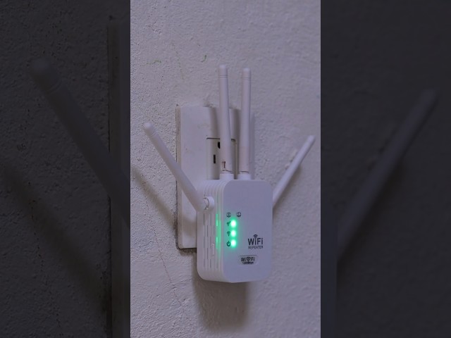 Vídeo relacionado con Repetidor WiFi Largo Alcance, Amplificador Señal WiFi 2.4 GHz con 4 Antenas