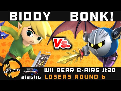 WBB #20 | 8M Biddy (T.Link) vs Bonk! (MK) - Losers Round 6 - Sm4sh Singles