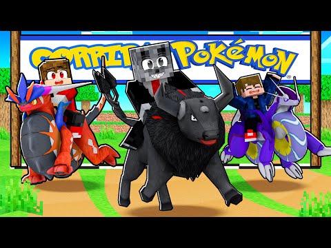 Nova Corrida de Pokemon mas meus amigos escolhem meu Pokemon na Lucky Pixelmon -100%  no Minecraft