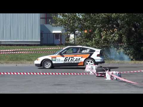 GITCAR RALLY  MAREK GRZELAK / ANDRZEJ SYPEK - HONDA CRX - XIII KJS Rajd Mielecki 08-09-2013