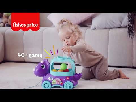 Fisher Price mokomasis dinozauras (Lietuviškai įgarsintas) video