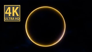 Aestetic Modern Art Background Video Blue Yellow Glowing Visual Ambient Lights Calming VJ LOOP NEON